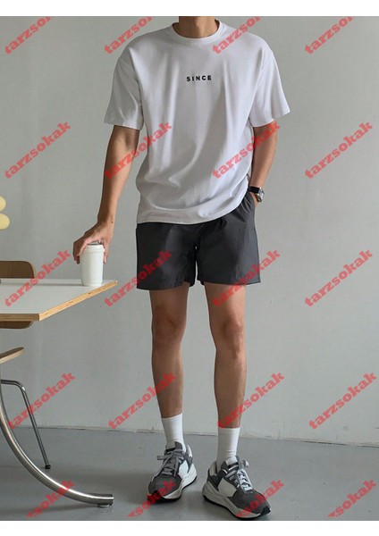 Model 3439 Erkek Yazlık Yuvarlak Yaka Kısa Kollu Günlük Tişört, Yaz indirimleri