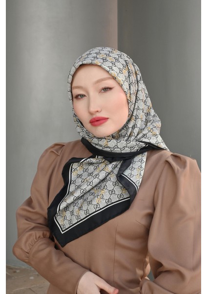 G Desen Eşarp - Gri