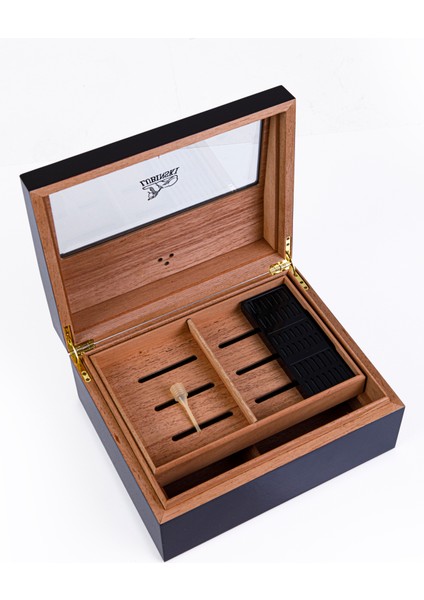 Kahverengi Sedir Humidor Puro Kutusu