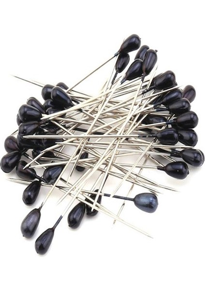 Damla Başlı Toplu Iğne 20 gr (55MM) Siyah
