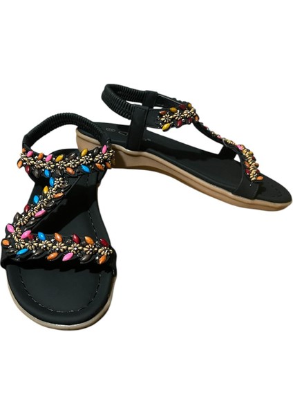 Orijinal Guja 150-8 Ortopedik Taşlı Bayan Sandalaet modelleri