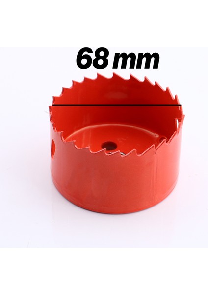 Bi Metal Panç Ø 68 mm Delik Açma Alçıpan Ahşap Pvc Delme Testeresi Adaptörsüz 1 Adet fiyatları