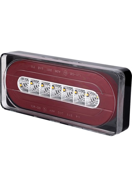 Araba LED Dinamik Dönüş Sinyal Lambaları 12V-24V Arka Lambası Uyarı Lambası Anahat Lambası Otobüs Römork Rv Kamyon MK-022,B (Yurt Dışından)