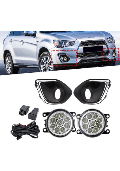 Mitsubishi Asx Rvr Outlander Sport 2013-2015 Için Halojen Sis Farları Farı Sis Farı Izgaraları Kablo Demeti Anahtarı Takımı (Yurt Dışından) modelleri