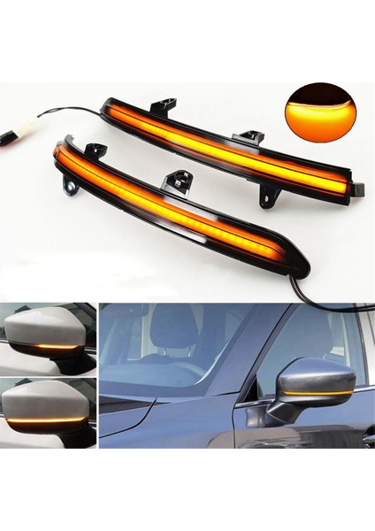 LED Işık Dinamik Dönüş Sinyali Yan Dikiz Aynası Sinyal Lambası KB7W-69-122 TK48-69-182A Mazda Cx-5 Cx-8 Cx-9 16-19 (Yurt Dışından) fırsatları