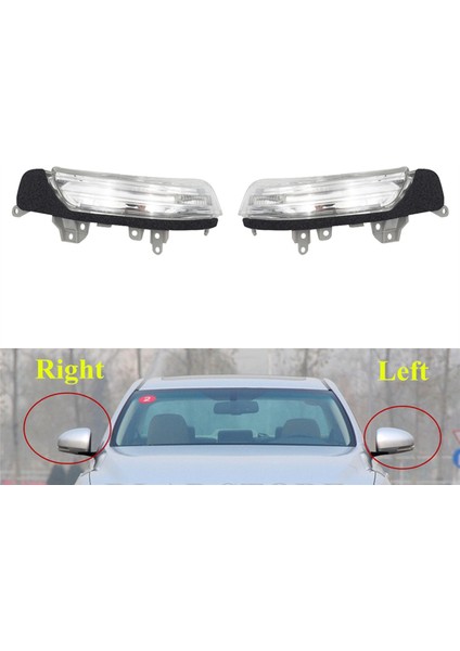 Çift Araba Dikiz Aynası Işık Dönüş Sinyali Sinyal Lambası Toyota Reız Prius 2010 2011 2012 (Yurt Dışından) modelleri