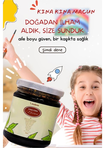 Kına Kına Çocuk & Yetişkin Yardımcı Macun Kara Mürver Takviyeli