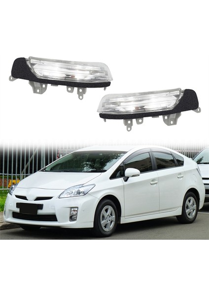 Çift Araba Dikiz Aynası Işık Dönüş Sinyali Sinyal Lambası Toyota Reız Prius 2010 2011 2012 (Yurt Dışından) fırsatları