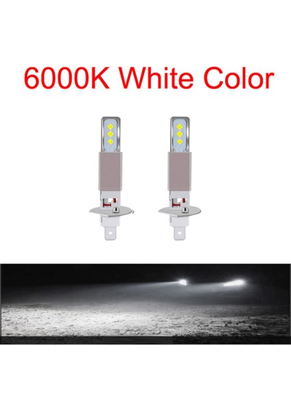 10 Adet LED Csp Mini H1 20000LM Ampuller Cunbus Araba Farı Sis Lambası Buz Mavisi 12000K 6smd Ampuller Sis Lambası Sinyal Lambası (Yurt Dışından)