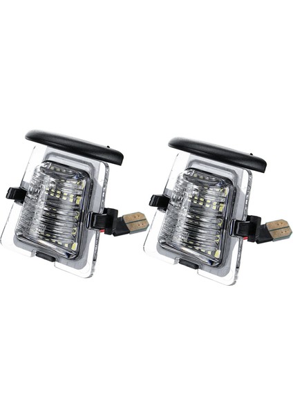 2 Adet Sinyal Lambası Araba Arka Tampon Plaka Tutucu LED Işık Jeep Wrangler Jk Jl 2007-2021 Araba Aksesuarları (Yurt Dışından)
