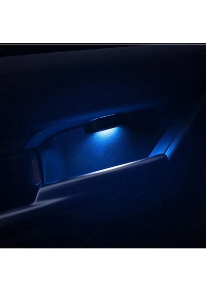 Toyota Camry 2018-2022 Için Kapı Kase Kol Dayama Atmosfer Işığı Iç LED Mavi Kapı Kase Kolu Çerçeve Işık (Yurt Dışından)
