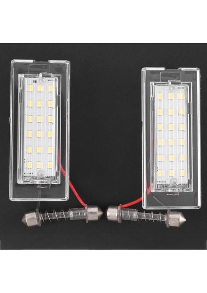 2 Adet Beyaz LED Plaka Numarası Lambası 18 Smd 3528-BMW E53 X5 1999-2003 E83 X3 03-10 (Yurt Dışından) fiyatları
