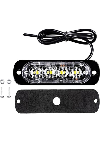 12-24V 12W 4led Sarı Yan Işıklar Araba Uyarı Sis Işıkları Arıza Acil Durum Işıkları Sinyal Işıkları LED Yan Işıklar (Yurt Dışından)