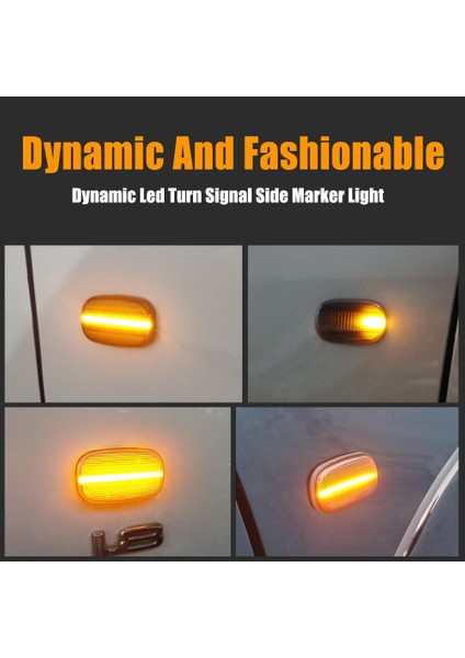Araba Dinamik LED Yan Işaretleyici Işık Dönüş Sinyal Işığı Toyota Corolla Celica Için T19 T20 23 Rav4 Avensis Starlet Prius (Yurt Dışından) fiyatları