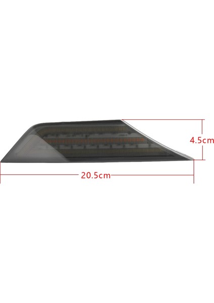 HO25501 Araba Dinamik LED Yan Işaret Lambası Dönüş Sinyal Lambası Honda Civic 2016-2020 Gösterge Lambası (Yurt Dışından) fiyatları