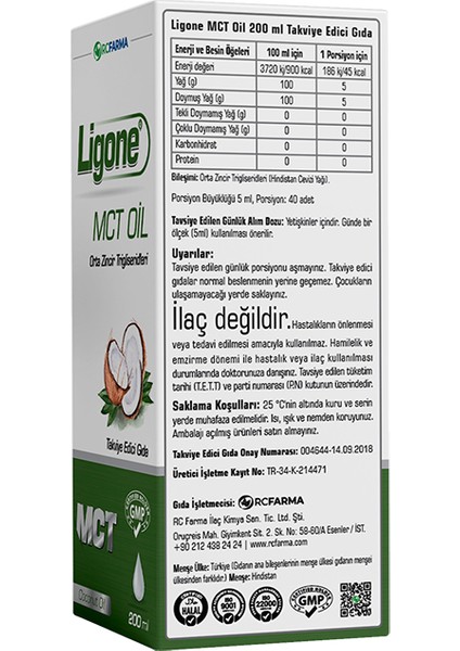 Mct Oıl 200 2 Kutu ( Avantajlı Paket ) fiyatları