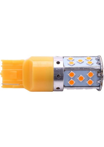 T20 7440 W21W LED Ampul 3030 35SMD Canbus LED Lamba Araba Dönüş Sinyali Işıkları Amber Aydınlatma 12 V 24 V (Yurt Dışından)