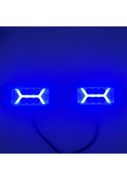 40W LED Off-Road Çalışma Işığı Dikdörtgen x Sis Lambası Araba Kamyon Atv Römork Motosiklet Için Mavi Işık (Yurt Dışından) indirimleri