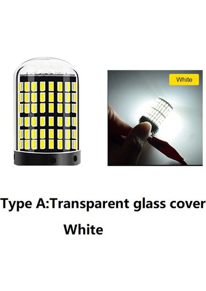 Araba 3014 144SMD Canbus T20 7440 W21W LED Ampuller Dönüş Sinyal Lambaları Park Freni Lambası Geri Vites Lambaları 6000K Beyaz (Yurt Dışından) fırsatları