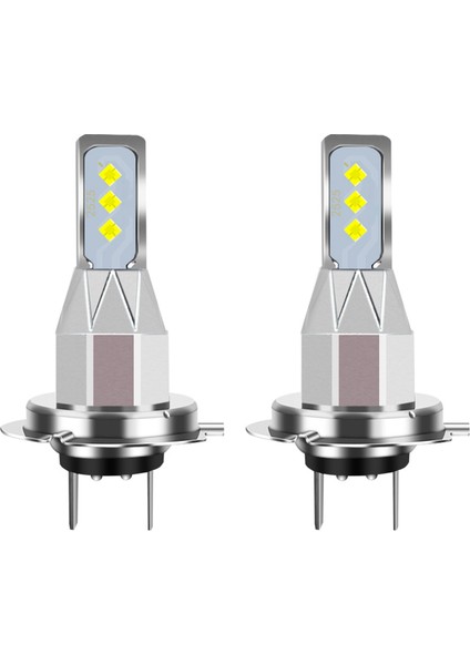 Adet H7 LED Ampul Motosiklet Farı 20000LM 6000K Beyaz Işık 80W 6smd Ampul Araba Sis Lambası Sinyal Lambası (Yurt Dışından)
