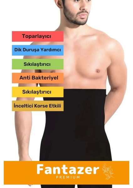 Özel Üretim Göbek Düzleştirici Toparlayıcı Bel Inceltici Erkek Duble Boxer Korse fiyatları