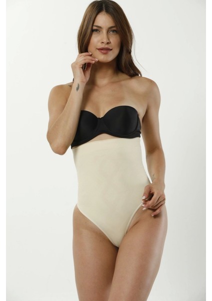 Yüksek Bel Karın Toparlayıcı Kaymaz Iz Göstermeyen Kadın Slip String Tanga Korse fırsatları