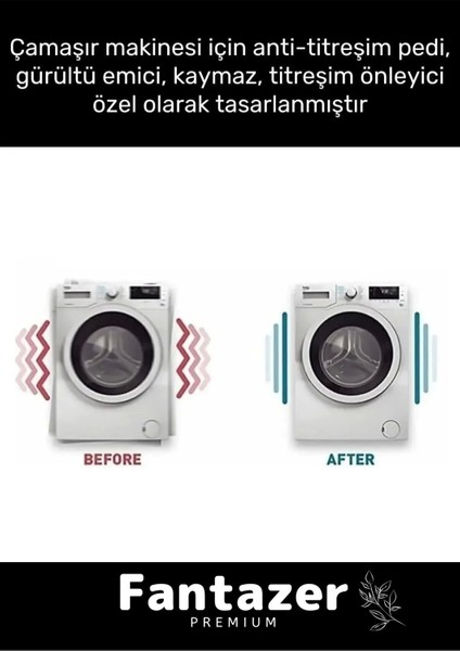 Yeni Sezon Gürültü Engelleyici Titreşim Önleyici Kauçuk Çamaşır Bulaşık Makinesi 8 Adet Ayak Pedi modelleri