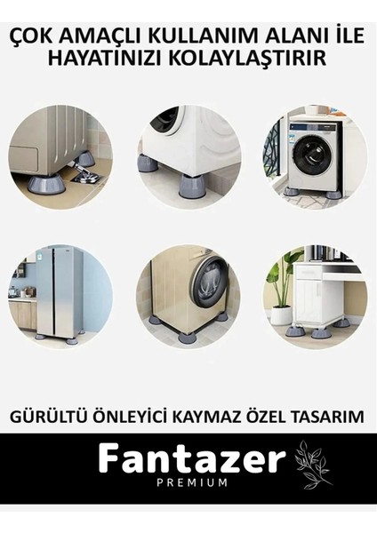 Yeni Sezon Gürültü Engelleyici Titreşim Önleyici Kauçuk Çamaşır Bulaşık Makinesi 8 Adet Ayak Pedi indirimleri