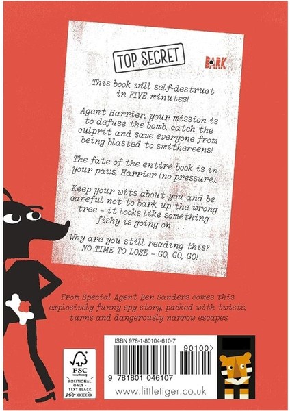 Agent Harrier - This Book Will Self Destruct