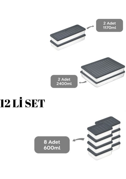 Saklama Kabı buzdolabı organizer set buzdolabı düzenleyici saklama kabı mikrodalga ve difriz uyumlu