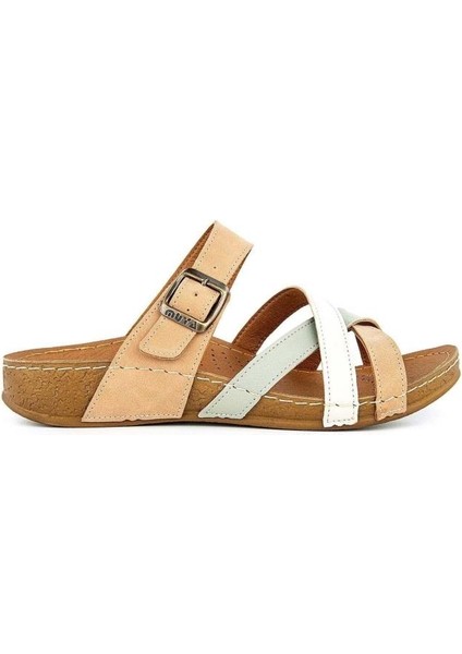 Gizeh 31119-205 Anatomik Taban Kadın Terlik Kum 36-40