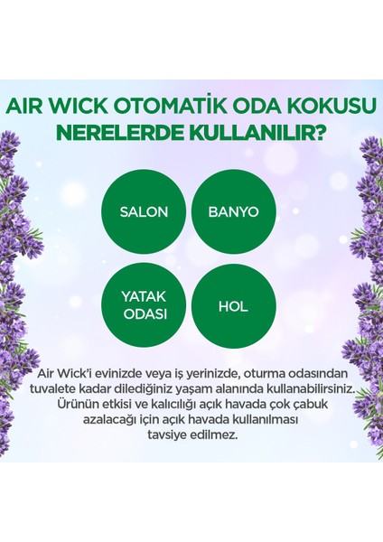 Oda Kokusu Freshmatic Makine Yedek Spreyi Lavanta x 4 Adet
