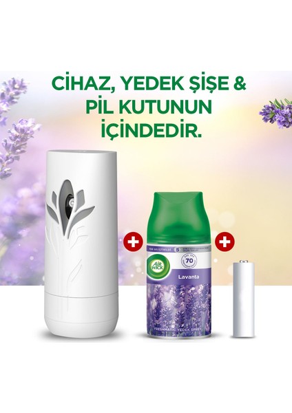 Oda Kokusu Freshmatic Makine Yedek Spreyi Lavanta x 4 Adet