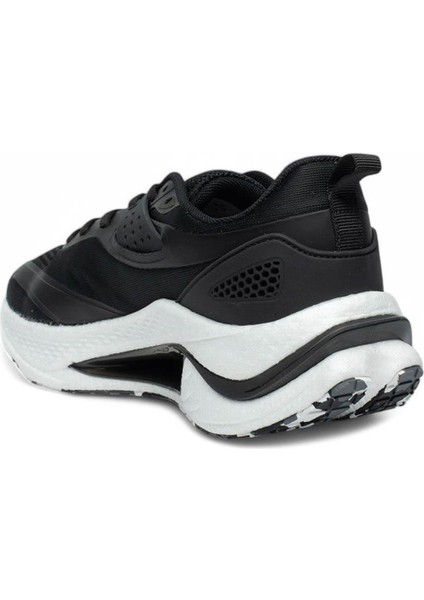 Siyah Air Memory Foam Taban Günlük Bağcıklı Erkek Sneaker Ayakkabı