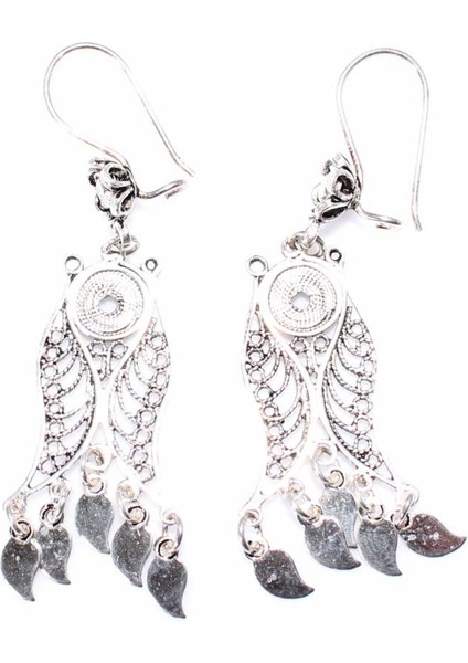 925 Ayar Gümüş Avize Model Pul Sallantılı Telkari Küpe modelleri