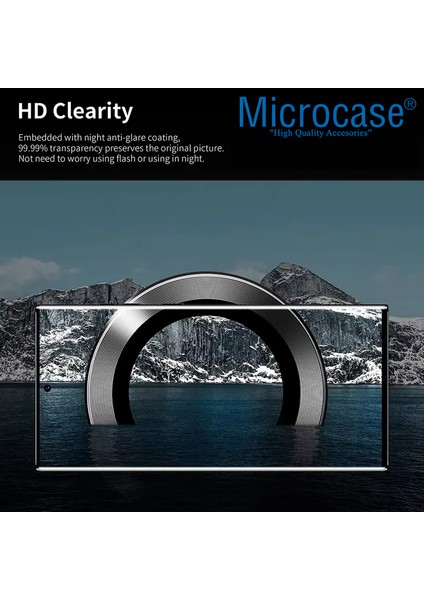 Samsung Galaxy S25 Ultra Kamera Camı Lens Koruyucu Halka Set - AL8114 modelleri