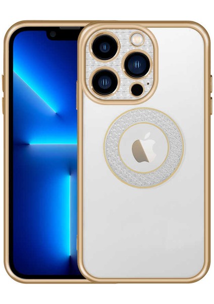 Apple iPhone 13 Pro Uyumlu Kamera Korumalı Logo Gösteren Vrdr Esta Kapak-Yeşil