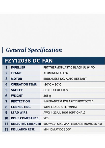 120mm Sessiz Kasa Fanı | Yüksek Performanslı Soğutma, 12V DC fırsatları