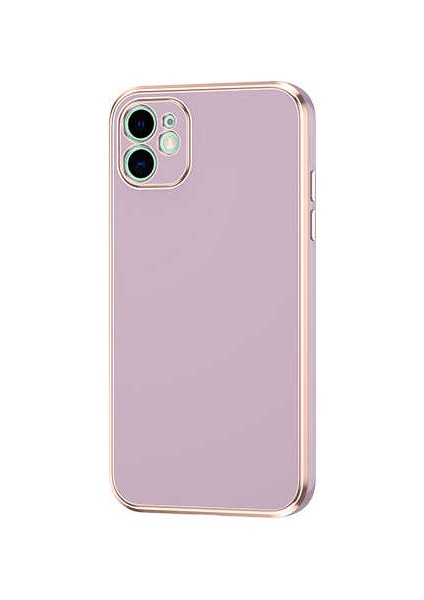 Apple iPhone 12 Kılıf Vrdr Bark Kapak-Lila