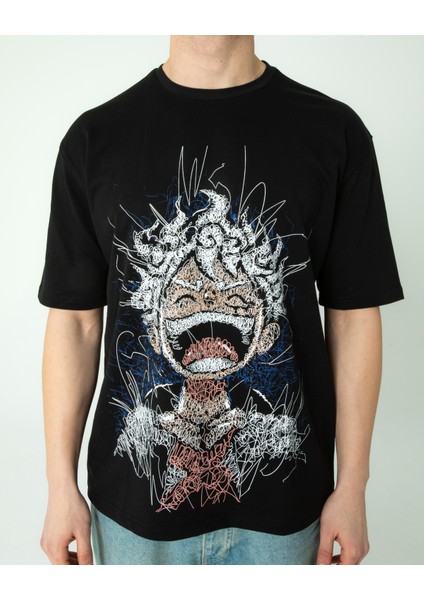 Oversıze Unisex Baskılı T-Shırt Graphıcs fırsatları