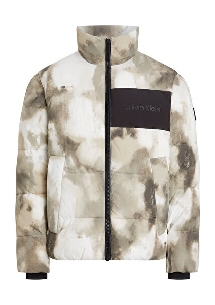 Erkek Crinkle Nylon Quilt Puffer Ceket
