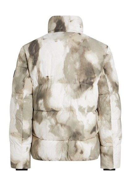 Erkek Crinkle Nylon Quilt Puffer Ceket