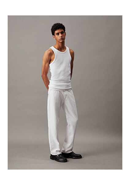 Woven Tab Tank Top