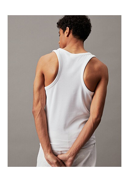 Woven Tab Tank Top
