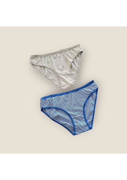 2'li Bikini Kesim Günlük ve Spor Kadın Külot