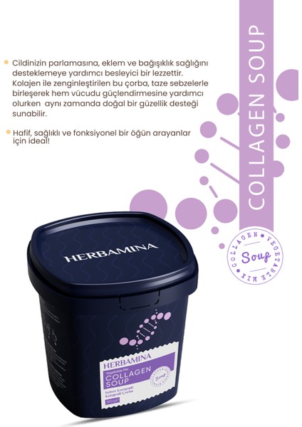 Sebze Karışımlı Kolajenli Çorba - 300 gr fiyatları