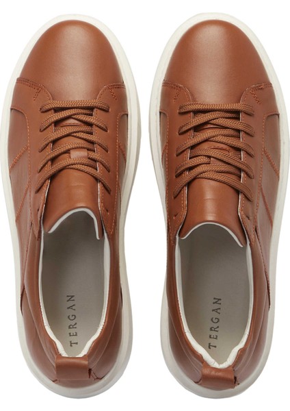 Taba Deri Erkek Sneaker - E25I1AY57299-A29