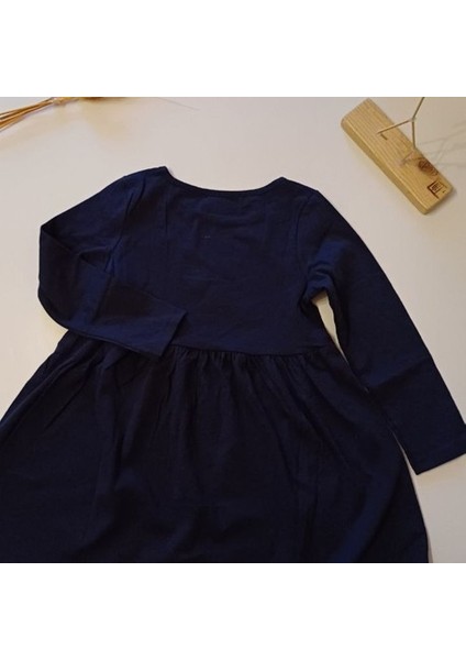 Elsa Elbise Lacivert Tülsüz indirimleri