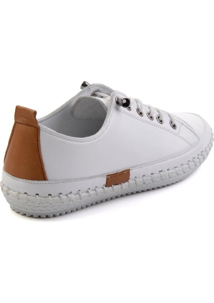 Beyaz Leather Kadın Sneaker K01465065403 modelleri