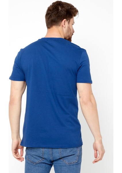 Erkek Çok Renkli T- Shirt Regular Fit Rahat Kesim Bisiklet Yaka Basic Tişört
